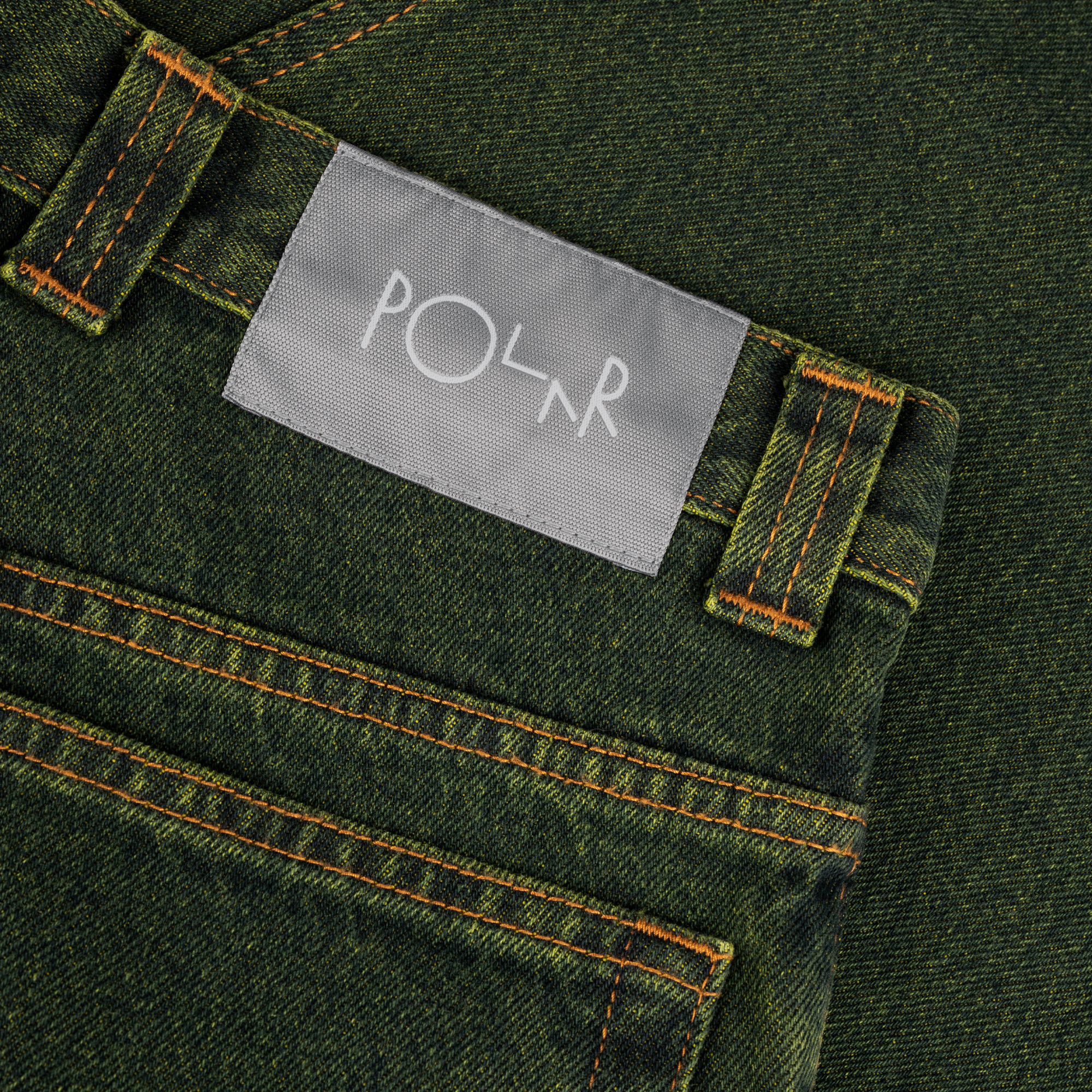 "93!" PANTS (CHARTREUSE/BLUE)-4