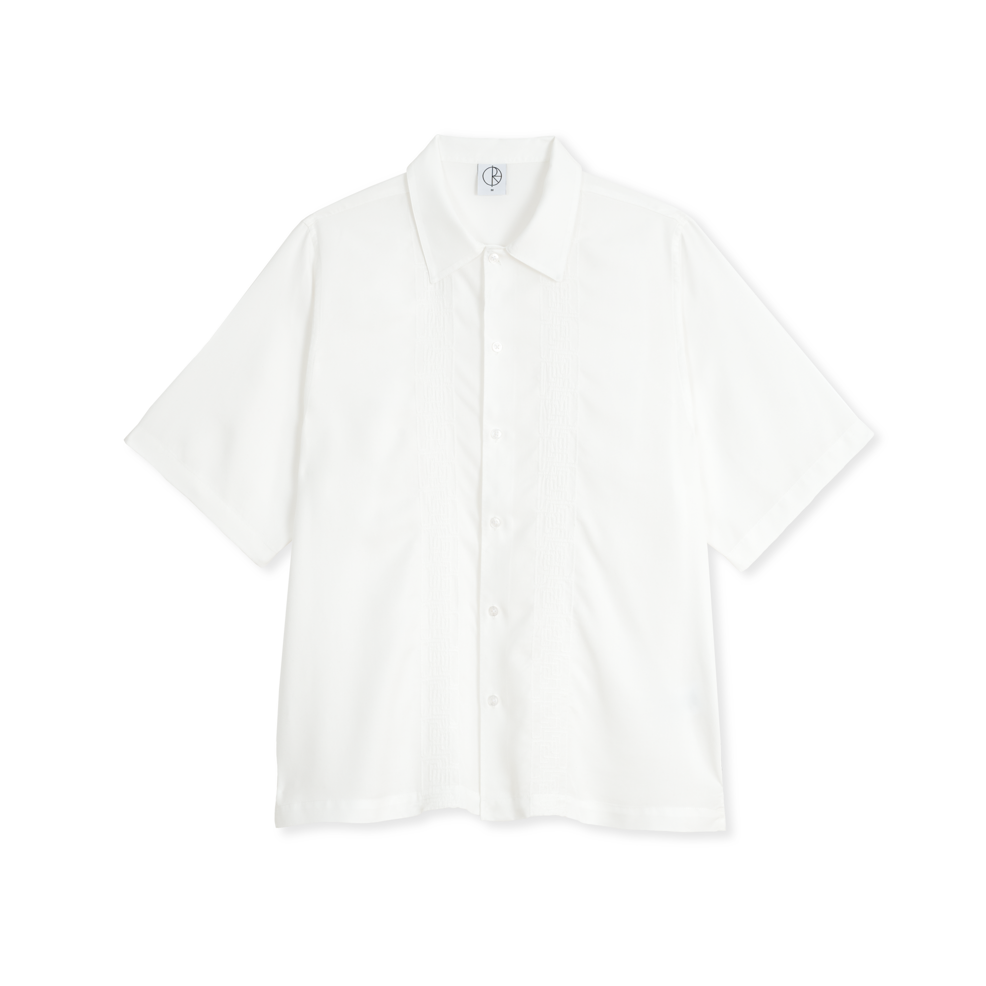 "DOUBLE P" BOWLING SHIRT (CLOUD WHITE - SIZE M)