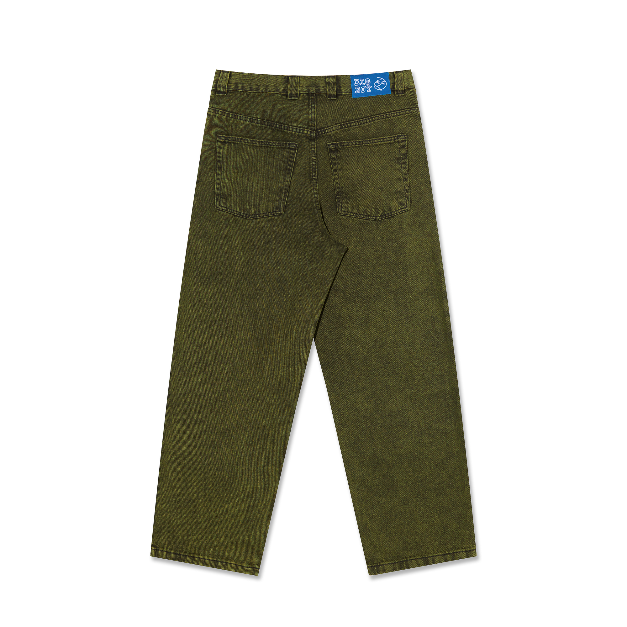 "BIG BOY" DENIM PANTS (GREEN/BLACK)