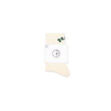 Carica l&#39;immagine nel visualizzatore di Gallery, POLAR SKATE CO. - &quot;COLLEGE&quot; BIG RIB SOCKS (CLOUD WHITE)
