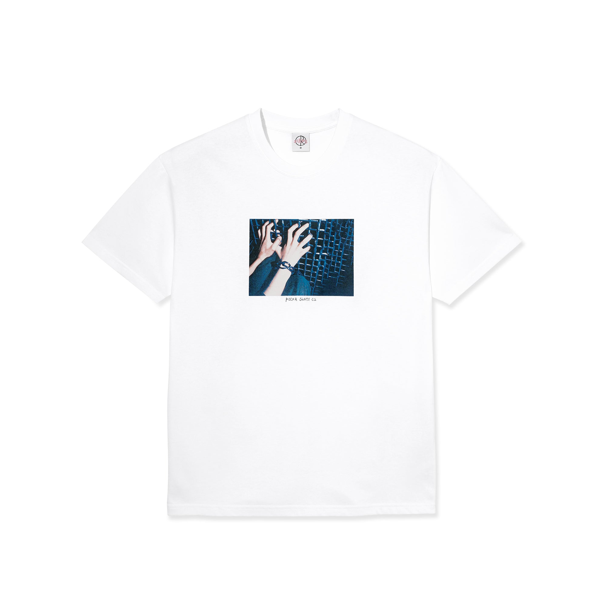 "CAGED HANDS" T-SHIRT (WHITE)