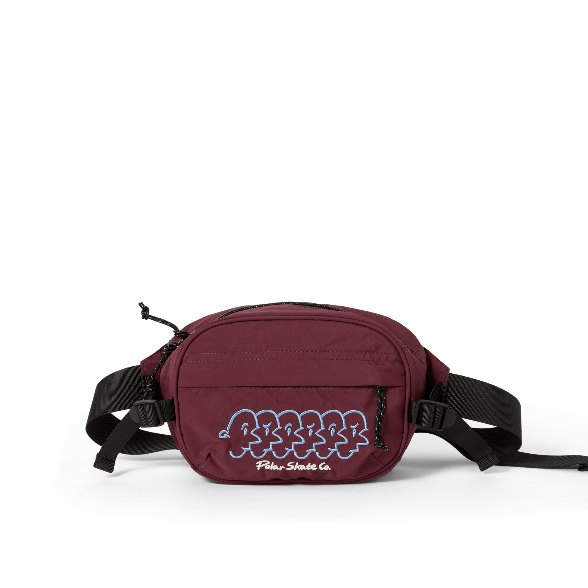 "FACES" HIP BAG (BORDEAUX)