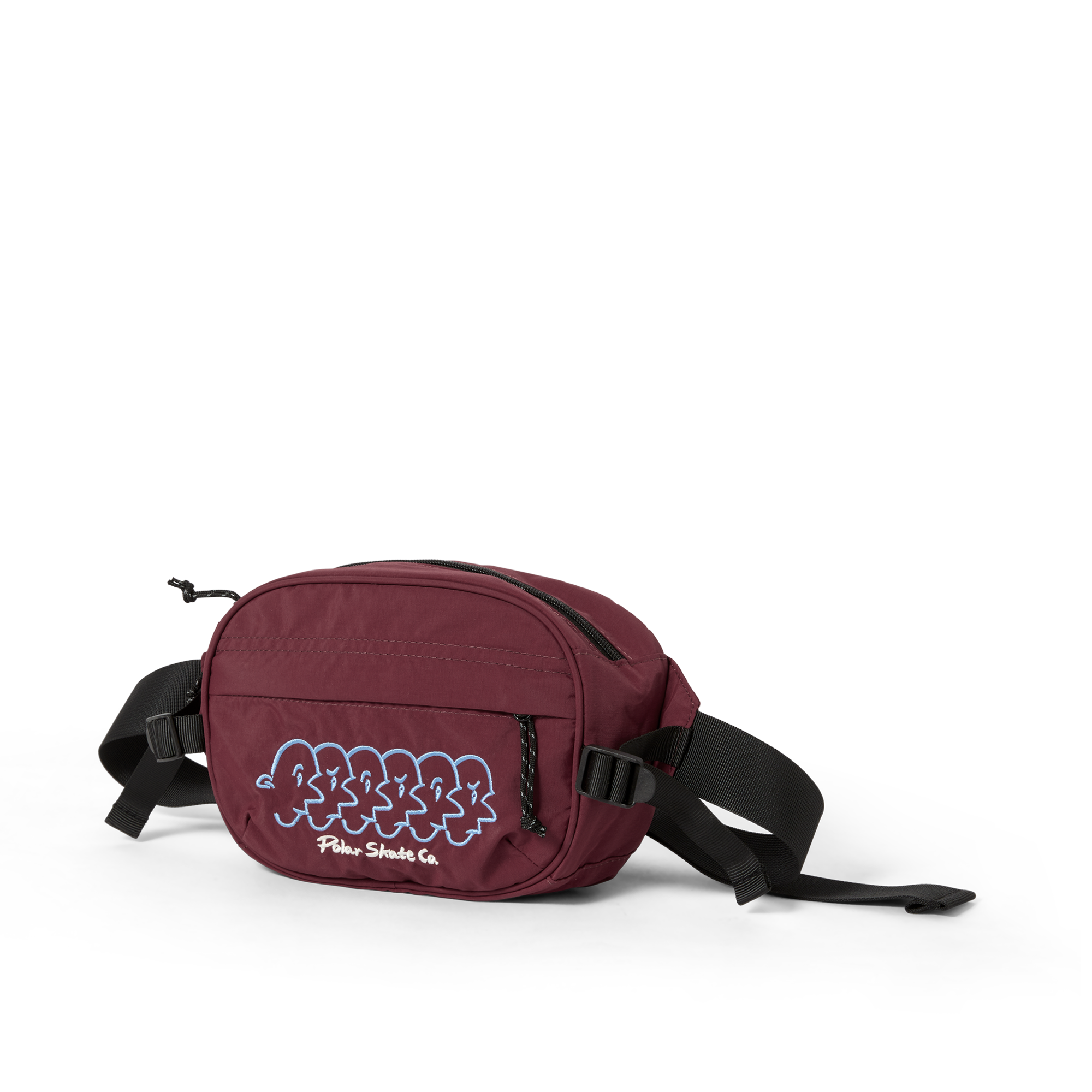 "FACES" HIP BAG (BORDEAUX)