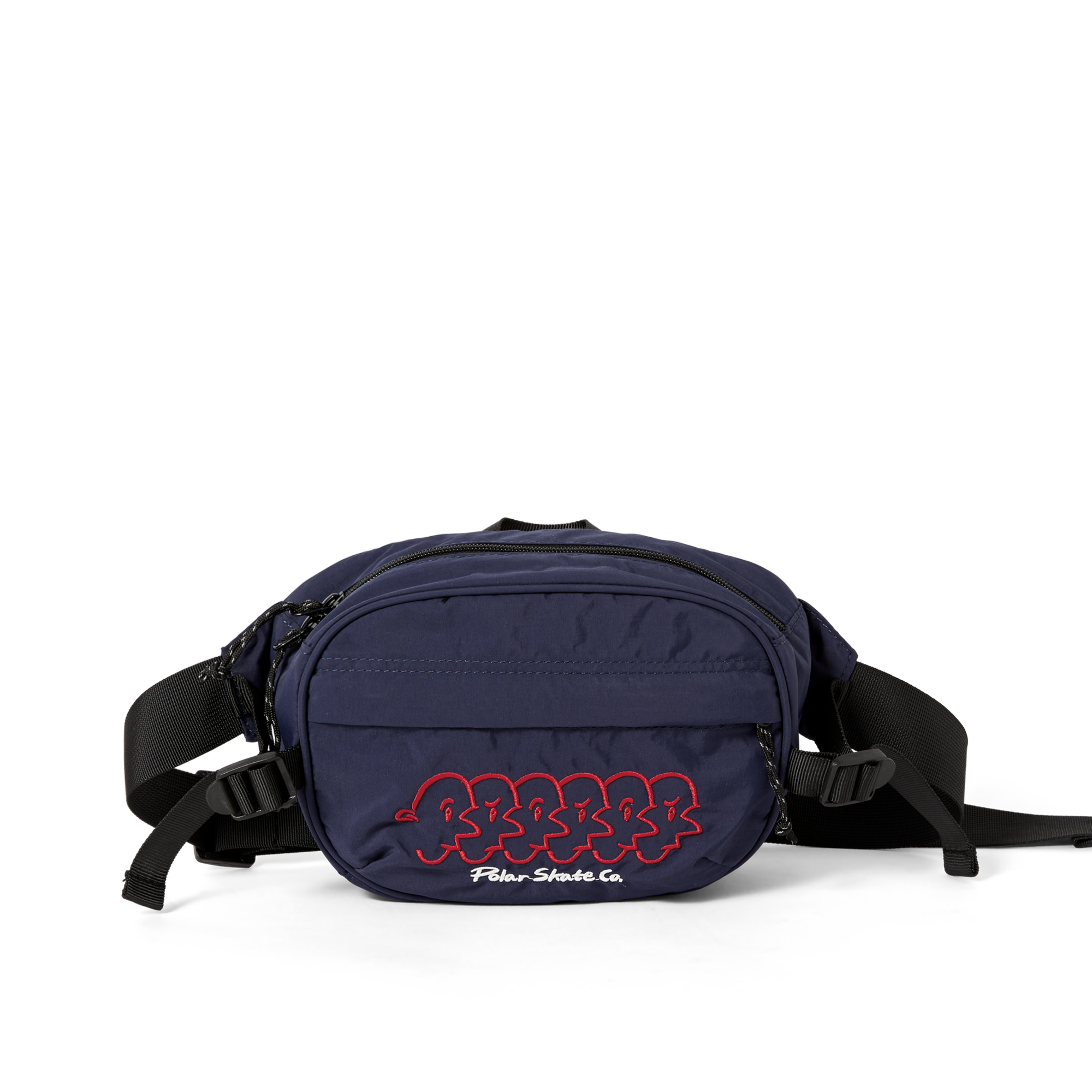 "FACES" HIP BAG (NAVY)