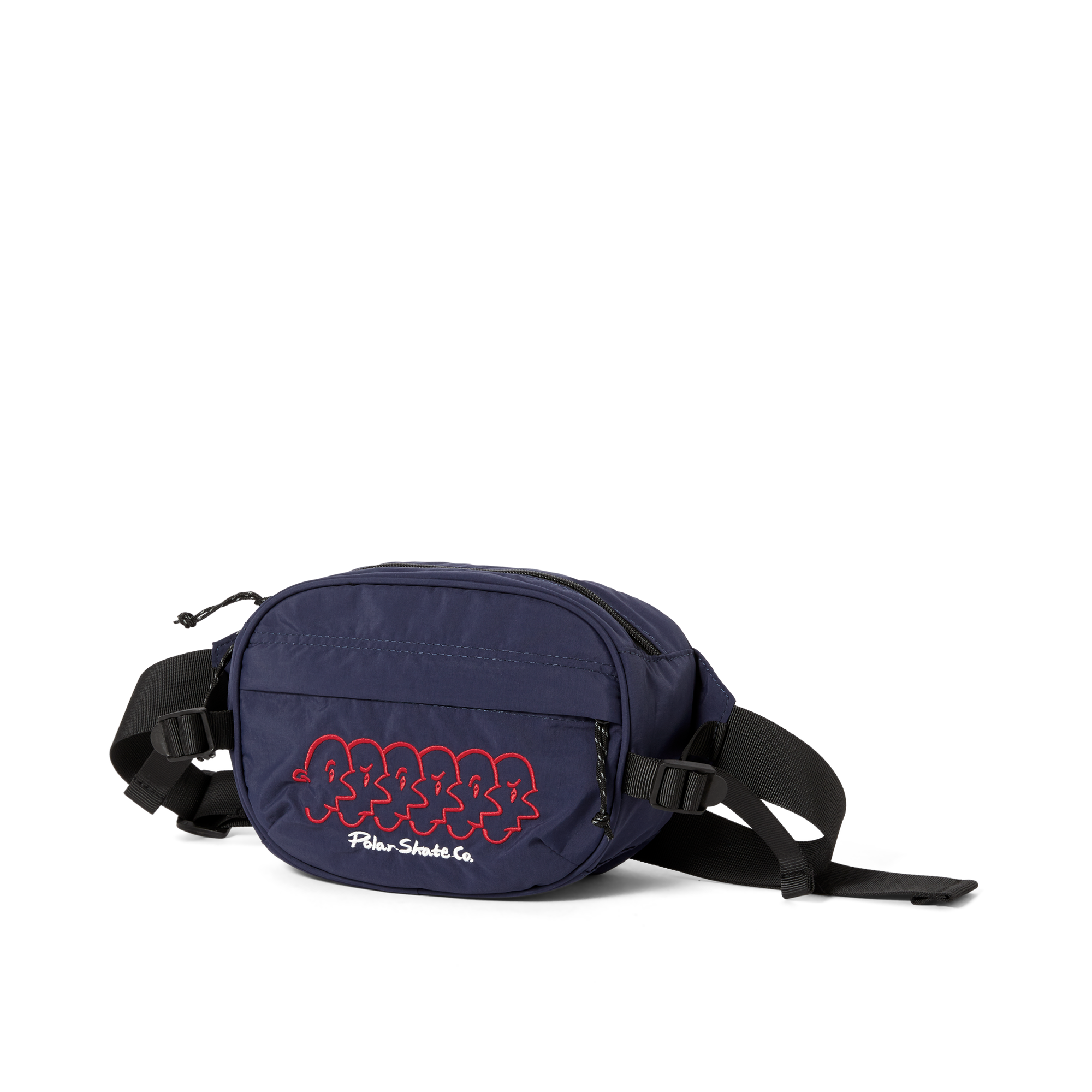 "FACES" HIP BAG (NAVY)