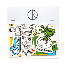 Cargar imagen en el visor de la galería, POLAR SKATE CO. - &quot;JACOB&#39;S CORNER&quot; STICKER PACK

