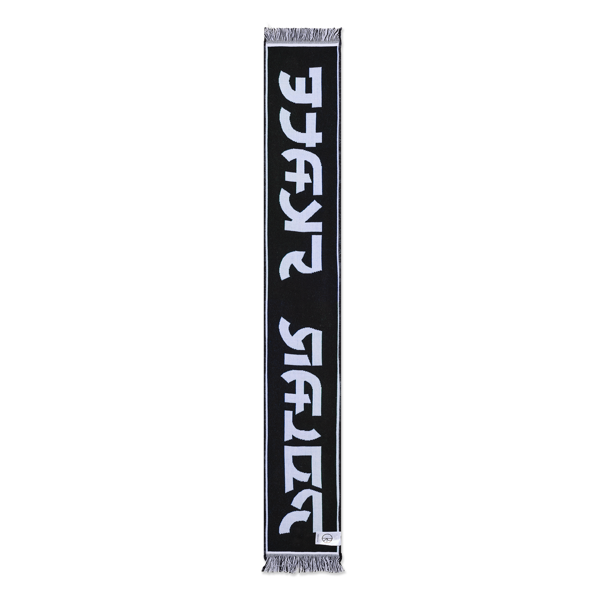 "SQUARES" FOOTBALL SCARF (BLUE/GREEN)-3