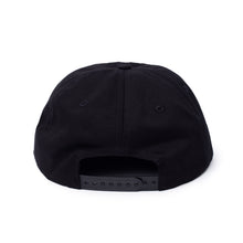 Load image into Gallery viewer, QUARTERSNACKS - &quot;70&#39;S LOGO&quot; HAT (BLACK)
