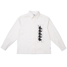 Load image into Gallery viewer, HODDLE - &quot;BUTTERFLY&quot; OXFORD SHIRT (WHITE)
