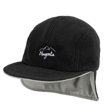 Carica l&#39;immagine nel visualizzatore di Gallery, MAGENTA SKATEBOARDS - &quot;REVERSIBLE&quot; FLAP HAT (BLACK/GREY)
