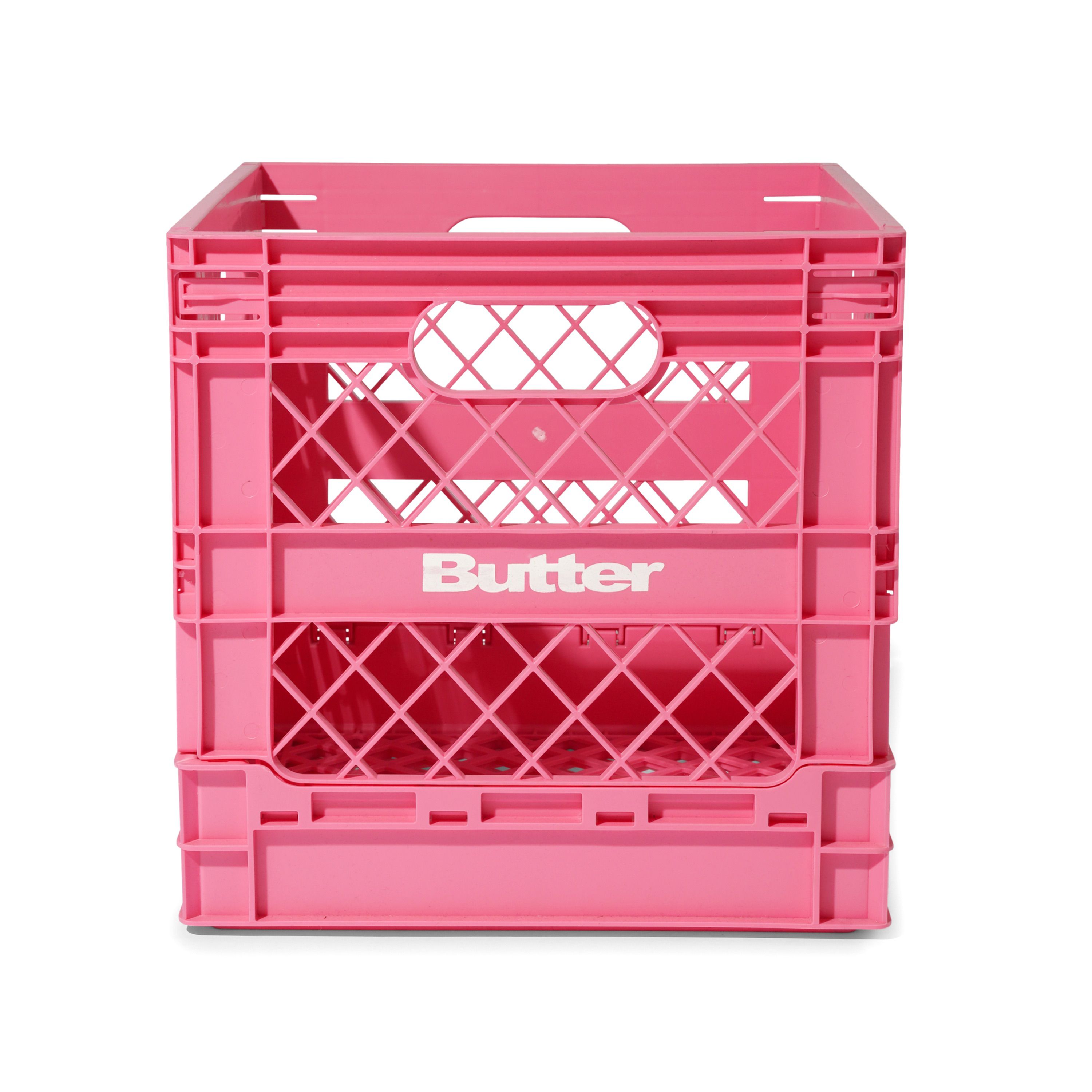 "COLLAPSIBLE" RECORD CRATE (PINK)
