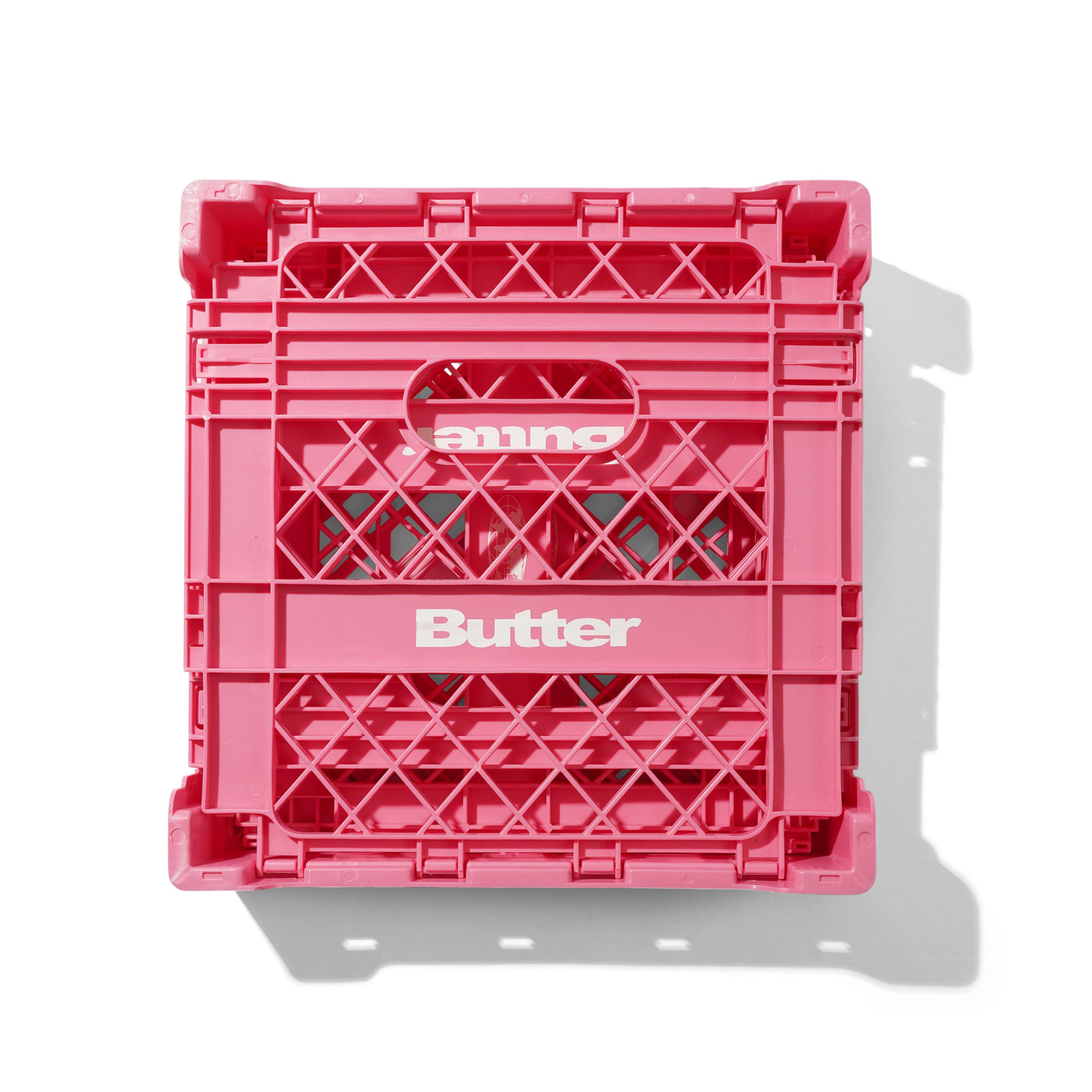 "COLLAPSIBLE" RECORD CRATE (PINK)