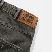 Cargar imagen en el visor de la galería, BUTTER GOODS - &quot;ROACH&quot; DENIM PANTS (BLACK WASH)
