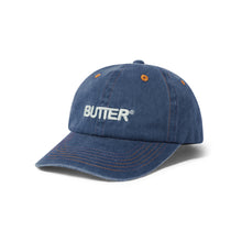 Lade das Bild in den Galerie-Viewer, BUTTER GOODS - &quot;ROUNDED&quot; 6 PANEL HAT (SLATE/GOLD STITCH)
