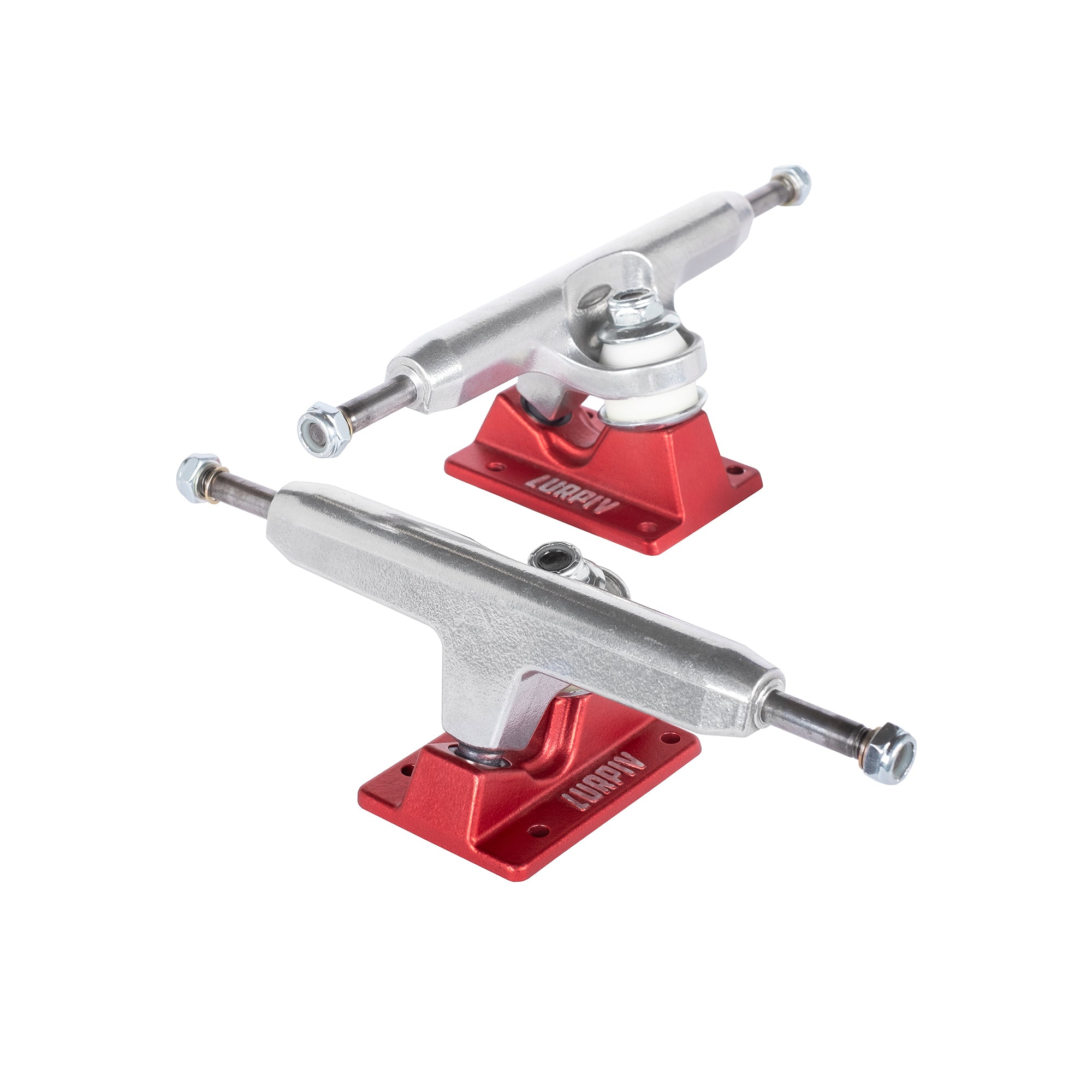 "3" SOLID POLISHED/RED TRUCKS (SET - VARIOUS SIZES)-2