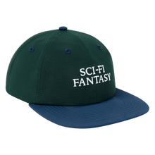 Load image into Gallery viewer, SCI-FI FANTASY - &quot;NYLON LOGO&quot; HAT (GREEN/BLUE)
