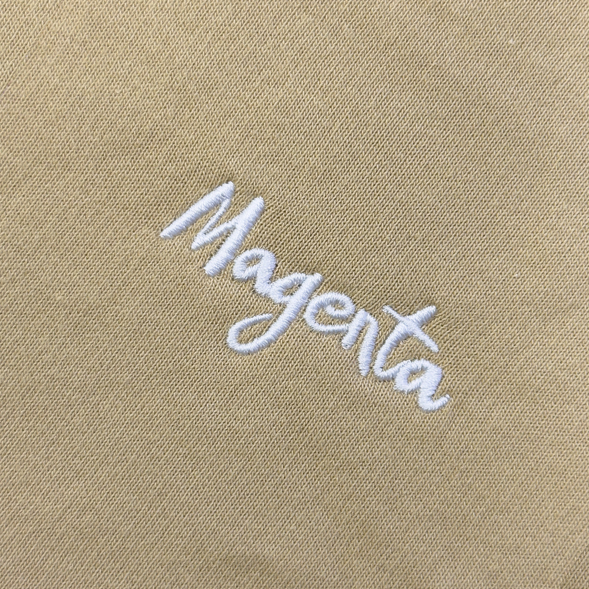 MAGENTA SKATEBOARDS - "SCRIPT" CREWNECK (BEIGE)