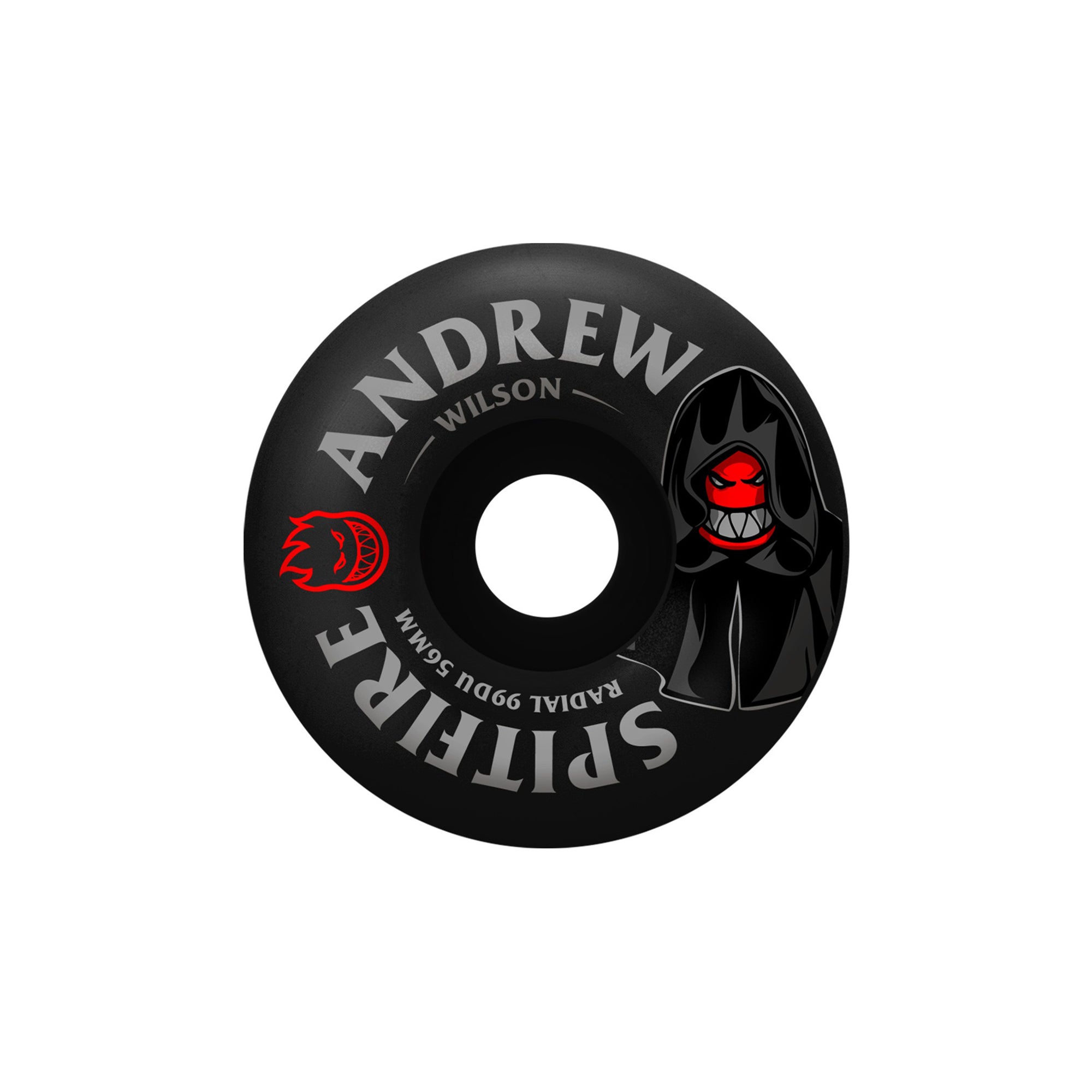 ANDREW WILSON'S "BURN SQUAD" BLACK RADIAL WHEELS (F4 - 99D - 56MM)
