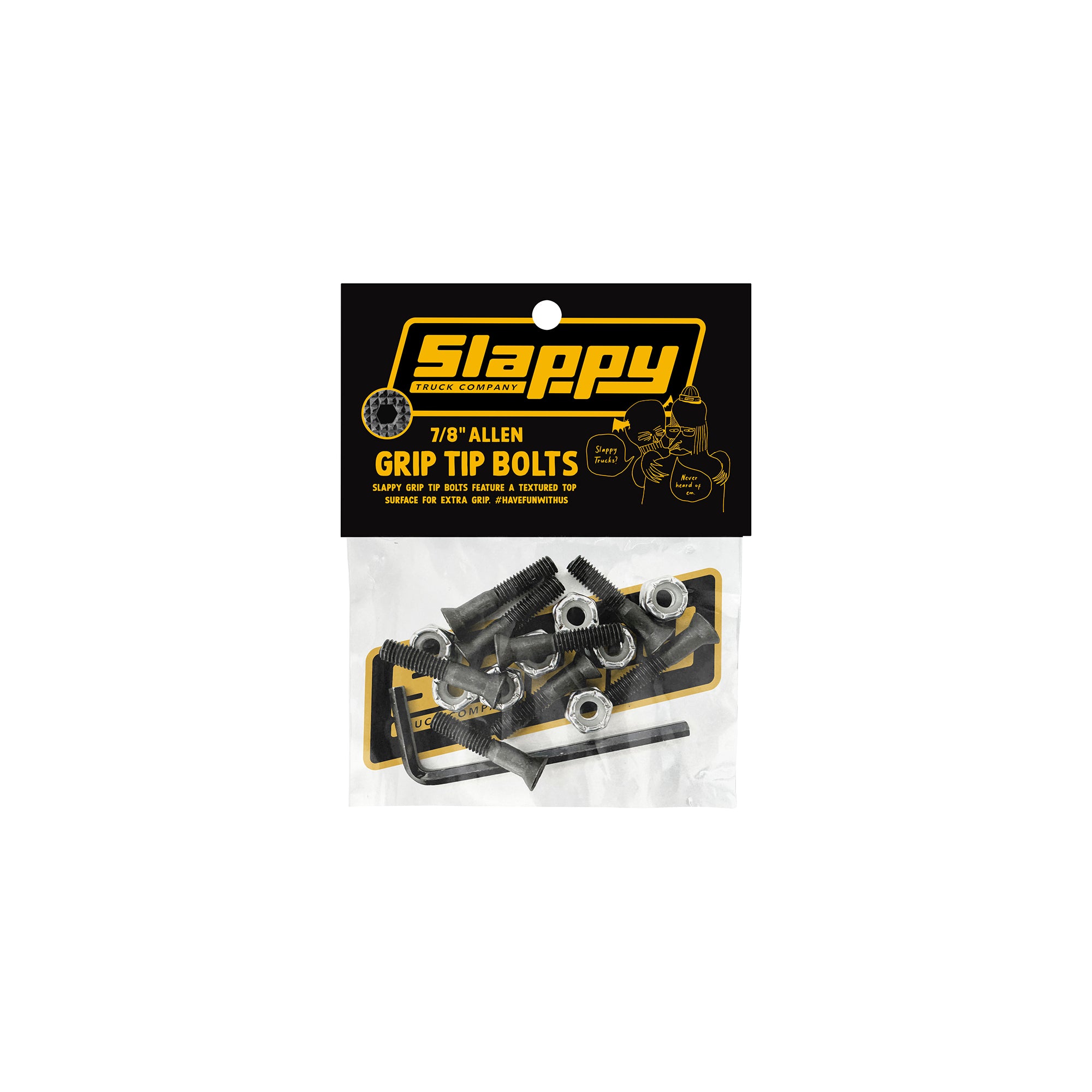 "GRIP TIP" ALLEN BOLTS (VARIOUS SIZES)