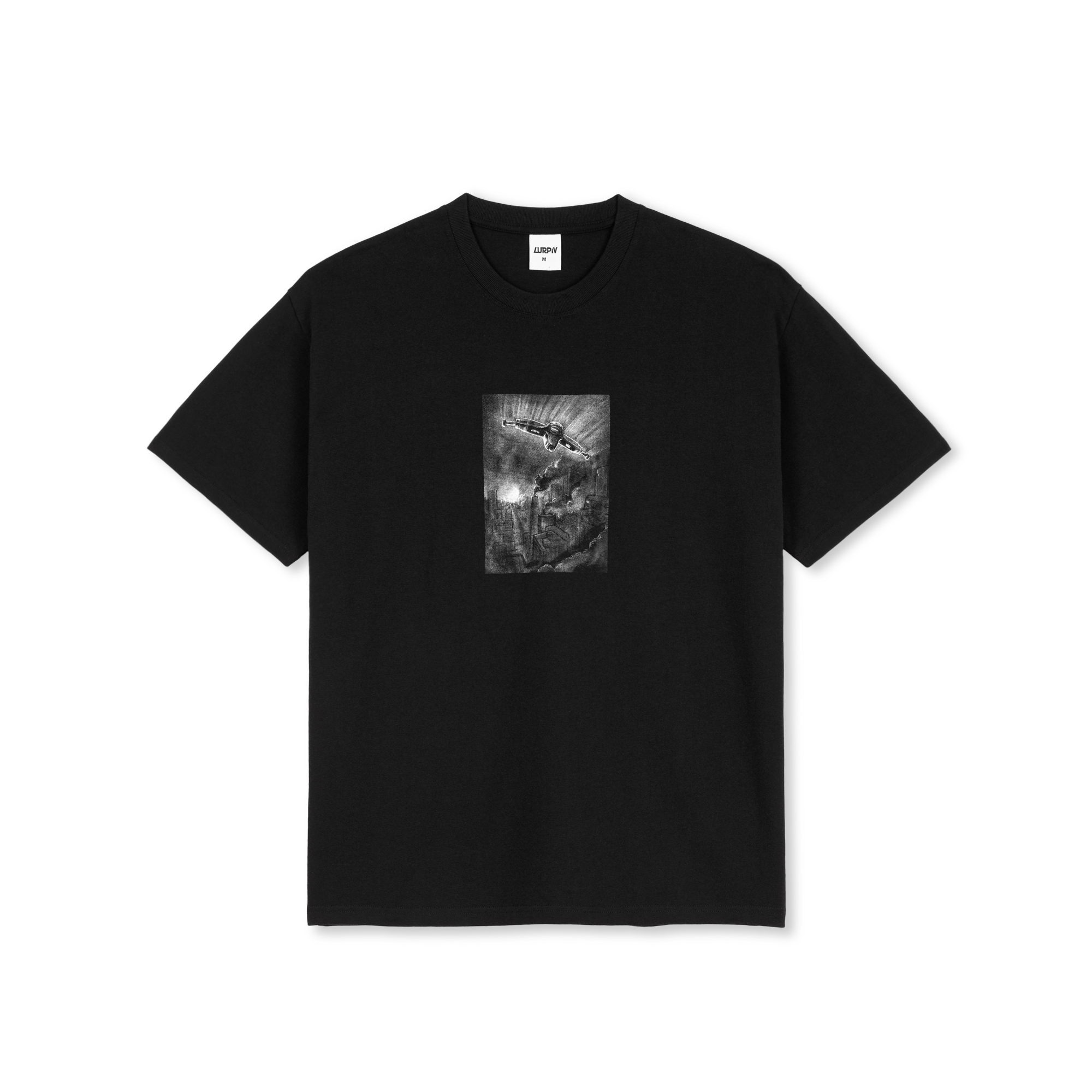 "SCI-FI HANGER" T-SHIRT (BLACK)