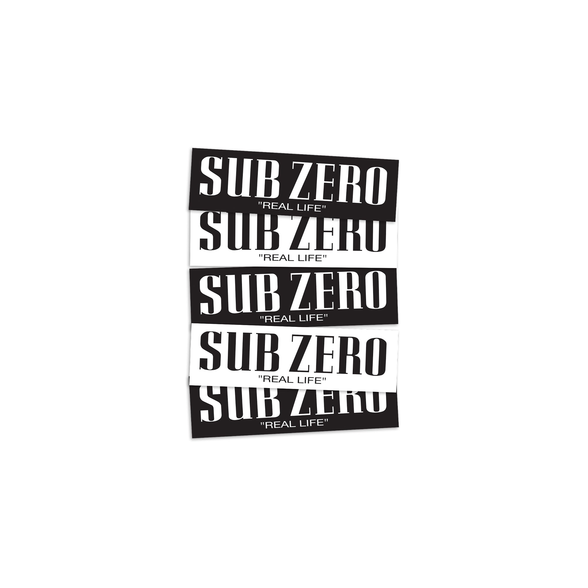 "REAL LIFE" STICKER (2-PACK)