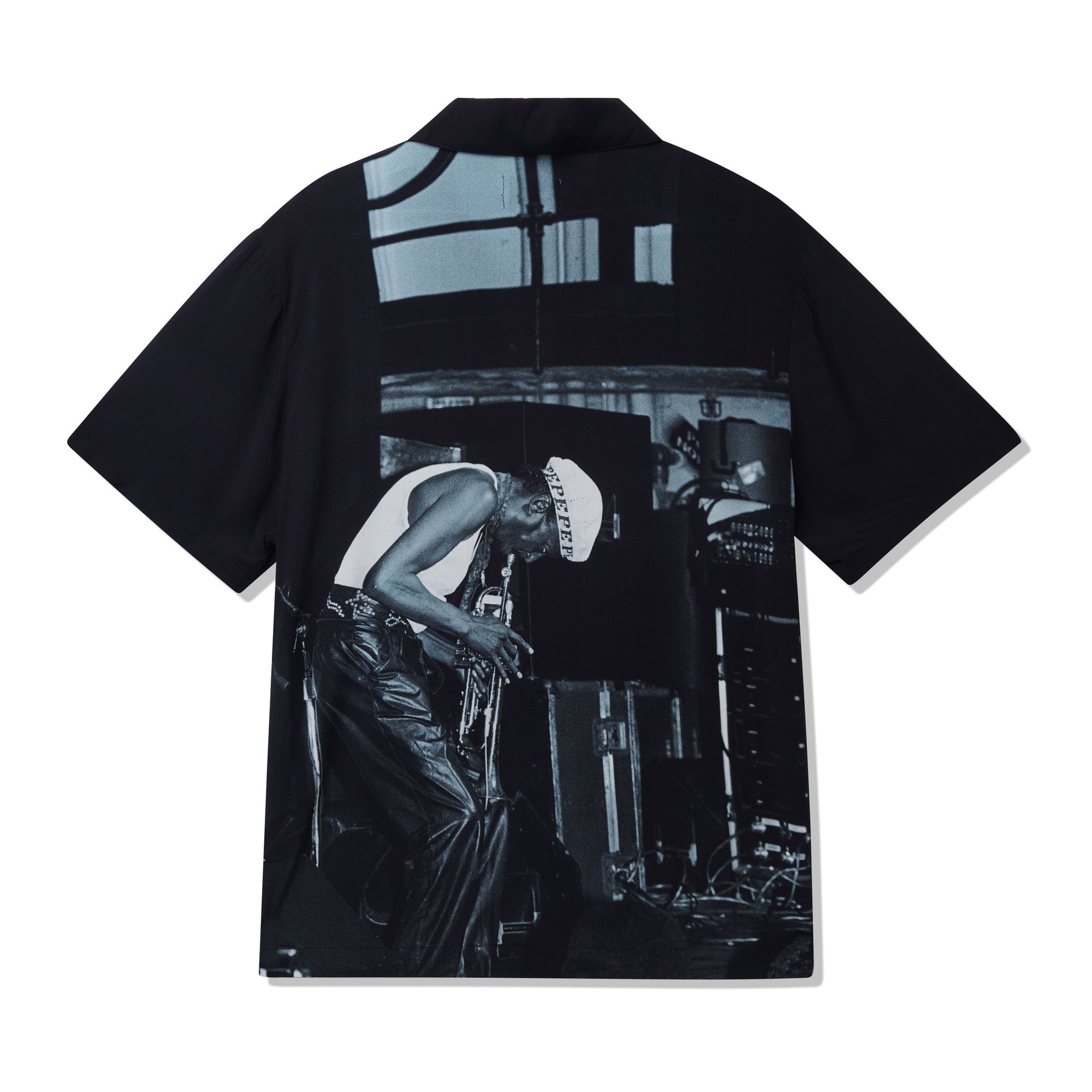 "SAVOY" BUTTON UP SHIRT (BLACK)