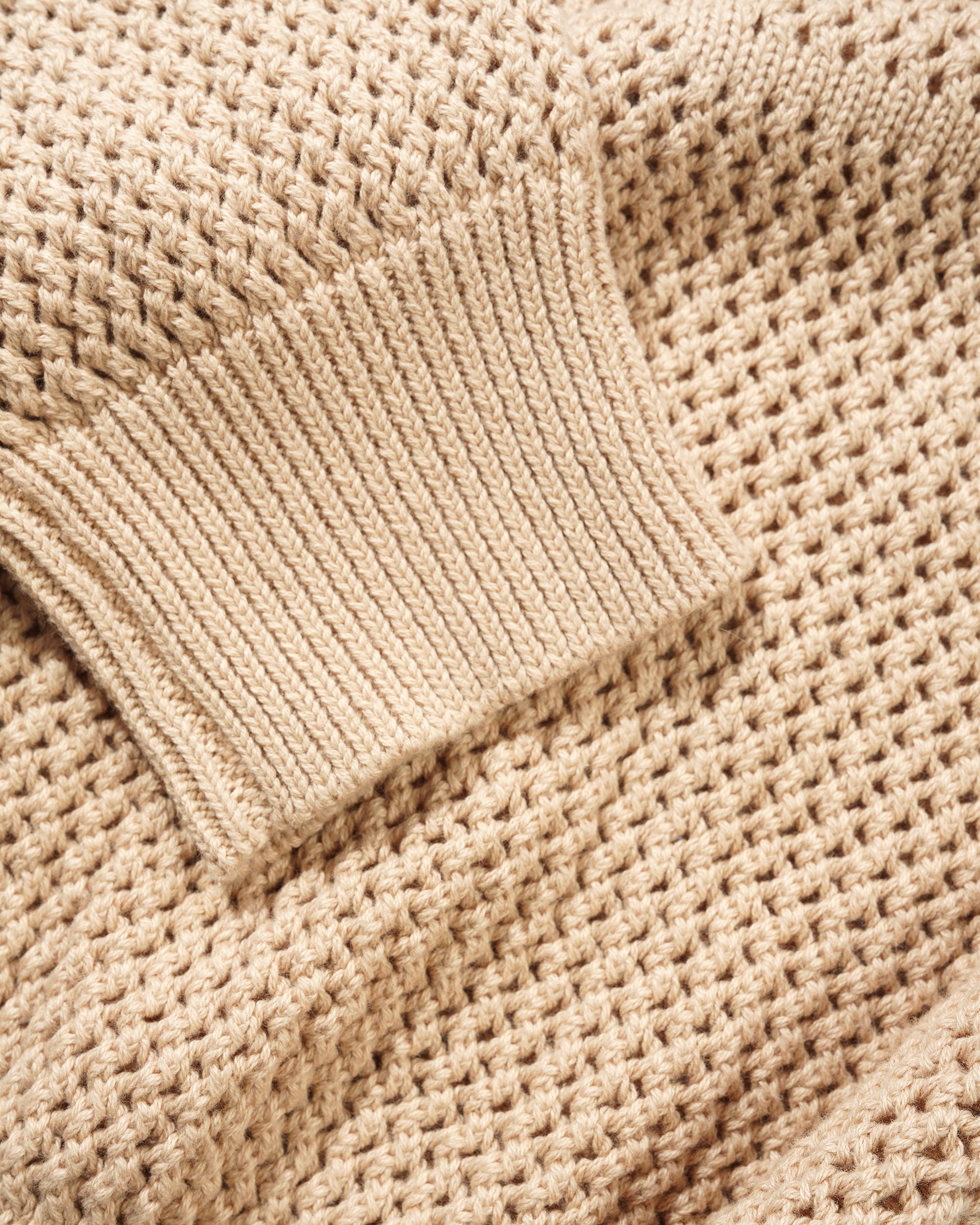 "SCRIBBLE" KNIT SWEATER (CREAM)-3