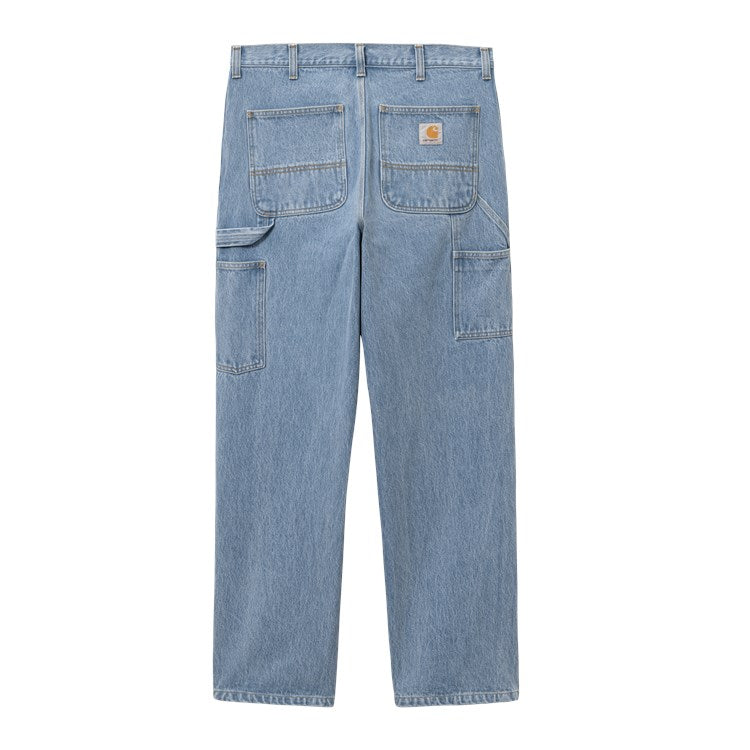 "SINGLE KNEE" SMITH DENIM WORK PANTS (BLUE HEAVY STONE BLEACHED)