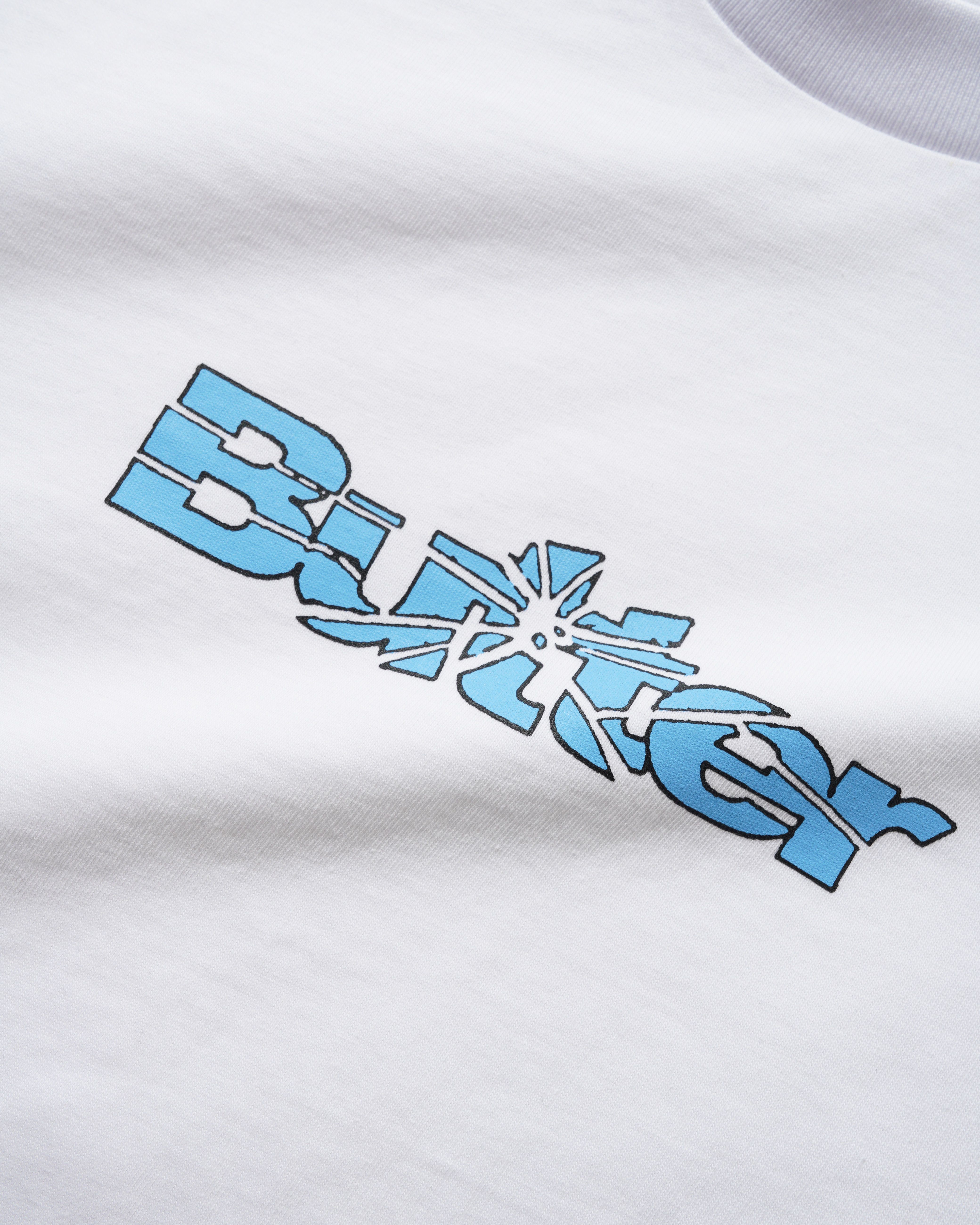 BUTTER GOODS - "SMASHED LOGO" T-SHIRT (WHITE)