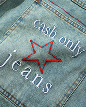 Charger l&#39;image dans la galerie, CASH ONLY - &quot;STARS&quot; DENIM PANTS (SUN FADE WASH)
