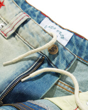 Charger l&#39;image dans la galerie, CASH ONLY - &quot;STARS&quot; DENIM PANTS (SUN FADE WASH)
