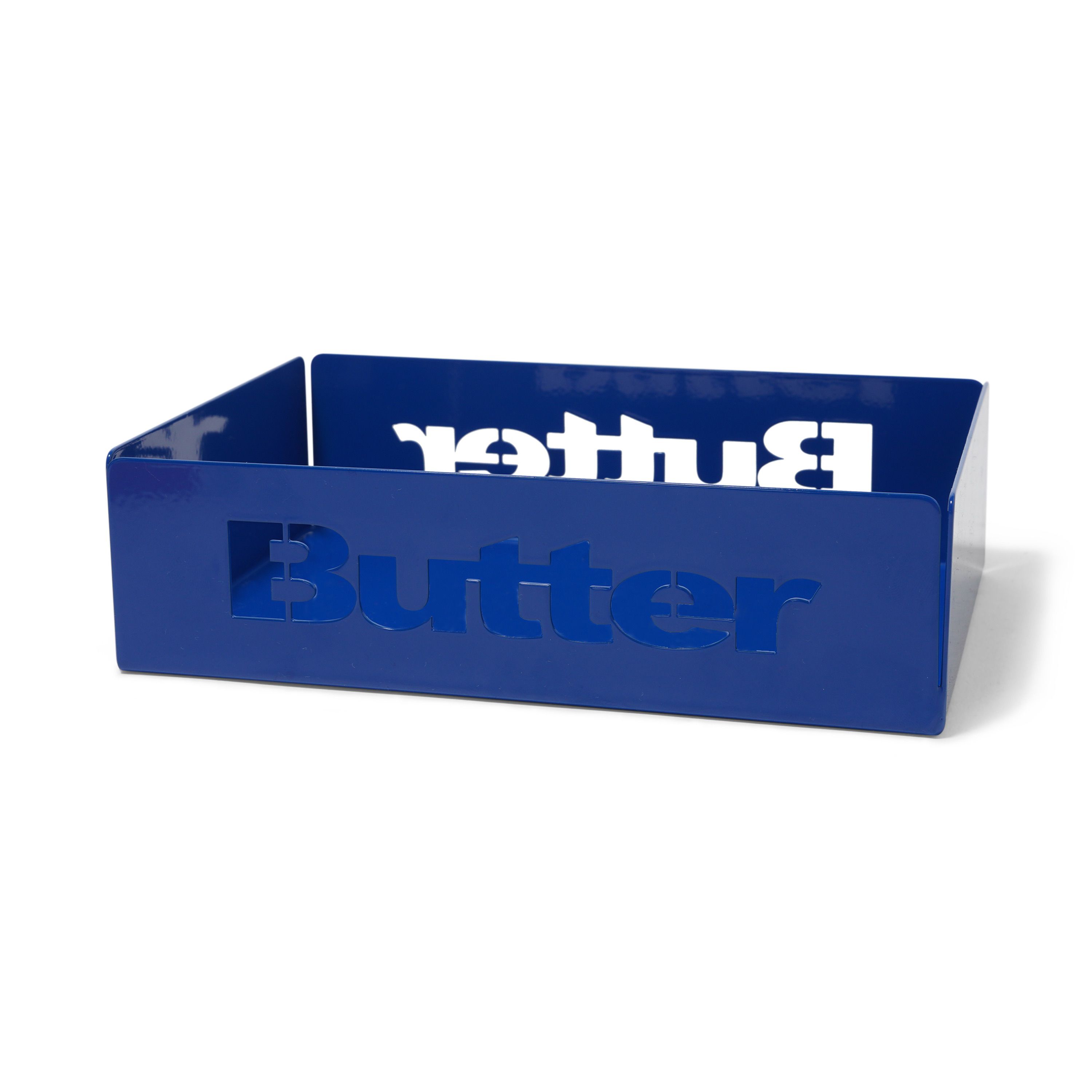 "STENCIL LOGO" METAL TRAY (BLUE)