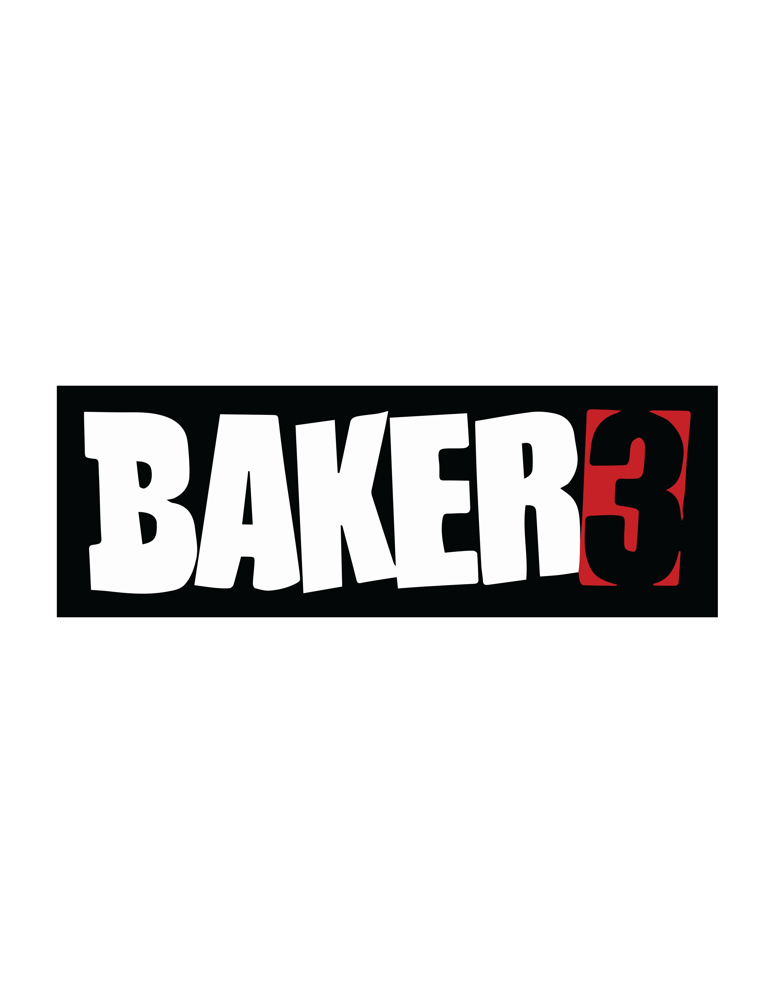 "BAKER 3" STICKER