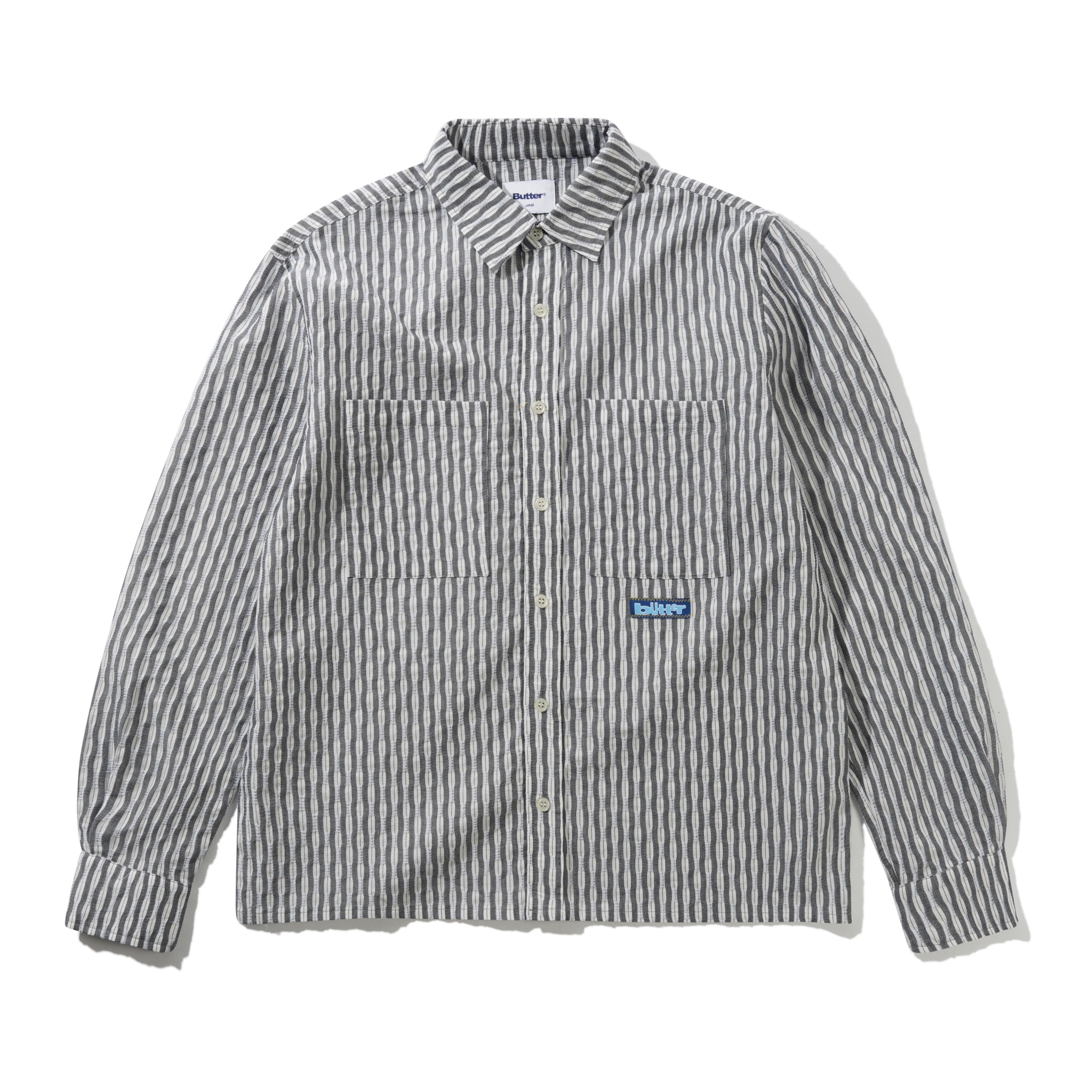 BUTTER GOODS - "STITCH" SHIRT (GREY)