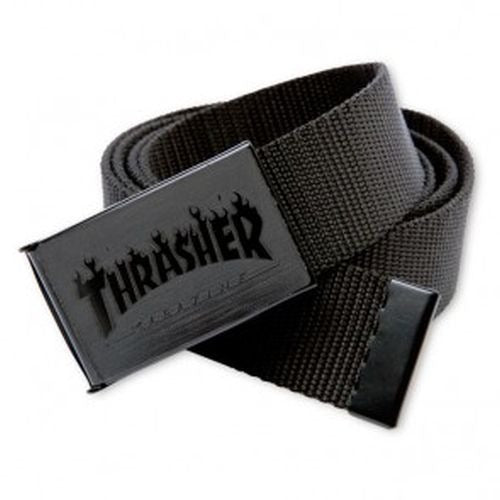 "FLAME" BELT WITH BOTTLE OPENER (BLACK)