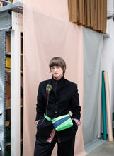 Load image into Gallery viewer, SUSAN BIJL - &quot;THE NEW BUM BAG&quot; SMALL SIDE BAG (GREENSCREEN/DARK PATROL)
