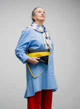 Load image into Gallery viewer, SUSAN BIJL - "THE NEW POUCH" MEDIUM (SUNFLOWER/BLACK)
