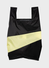 Load image into Gallery viewer, SUSAN BIJL - &quot;THE NEW SHOPPING BAG&quot; LARGE TOTE BAG (BLACK/JOY)
