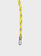 Charger l&#39;image dans la galerie, SUSAN BIJL - &quot;THE NEW STRAP&quot; KUMIHIMO 100CM (TREBLE/FLUO YELLOW)
