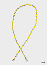 Charger l&#39;image dans la galerie, SUSAN BIJL - &quot;THE NEW STRAP&quot; KUMIHIMO 100CM (TREBLE/FLUO YELLOW)
