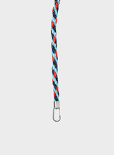 Lade das Bild in den Galerie-Viewer, SUSAN BIJL - &quot;THE NEW STRAP&quot; KUMIHIMO (WATER/RED ALERT)
