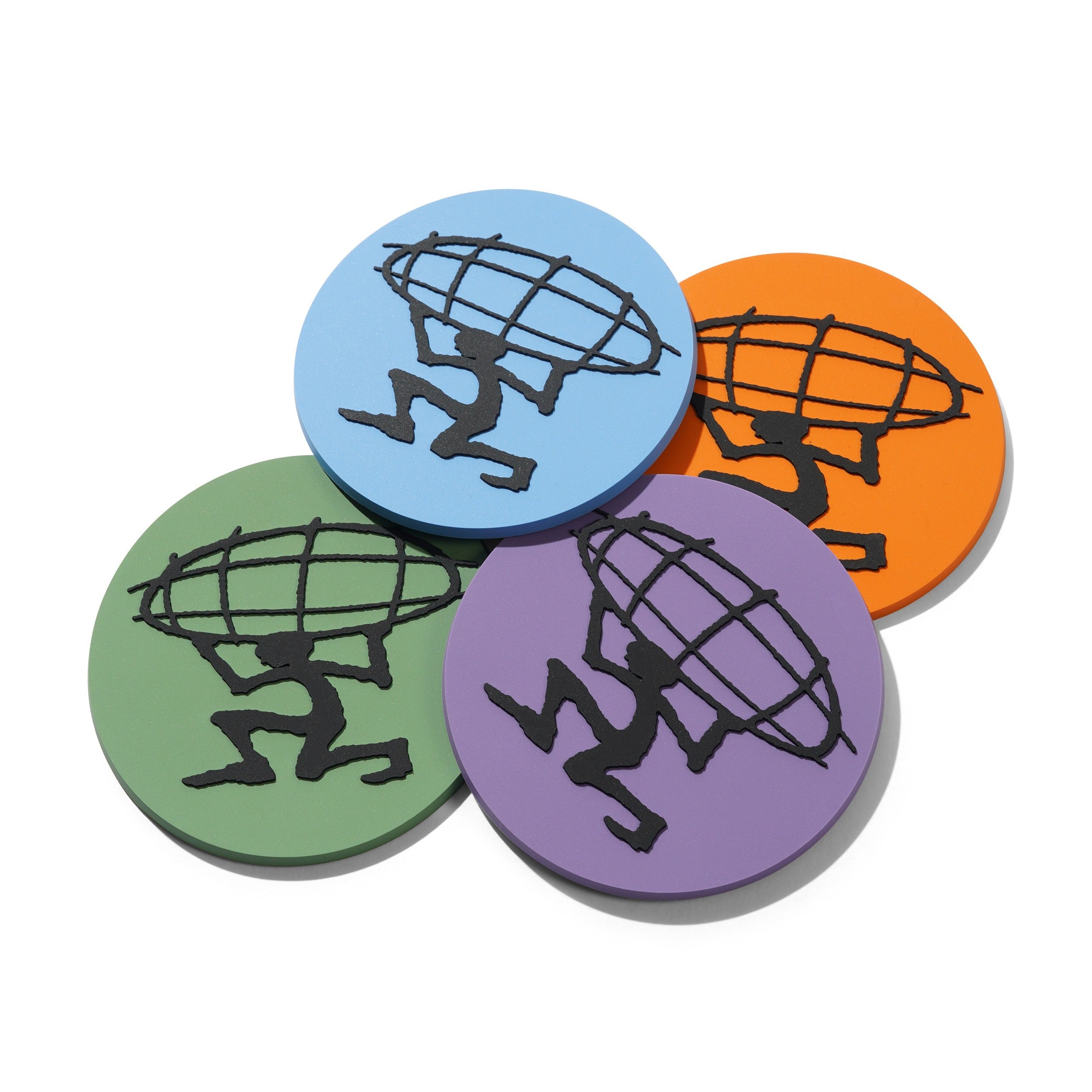 BUTTER GOODS - "TERRAIN" RUBBER COASTERS (SET)