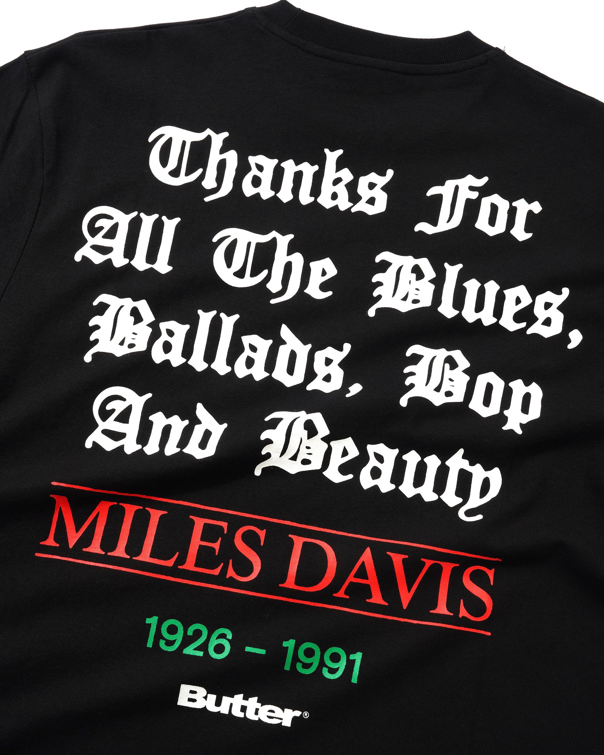 "THANKS" T-SHIRT (BLACK)-4