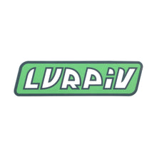 Load image into Gallery viewer, LURPIV TRUCK CO. - &quot;SLANT&quot; LOGO (WHITE/BLUE)
