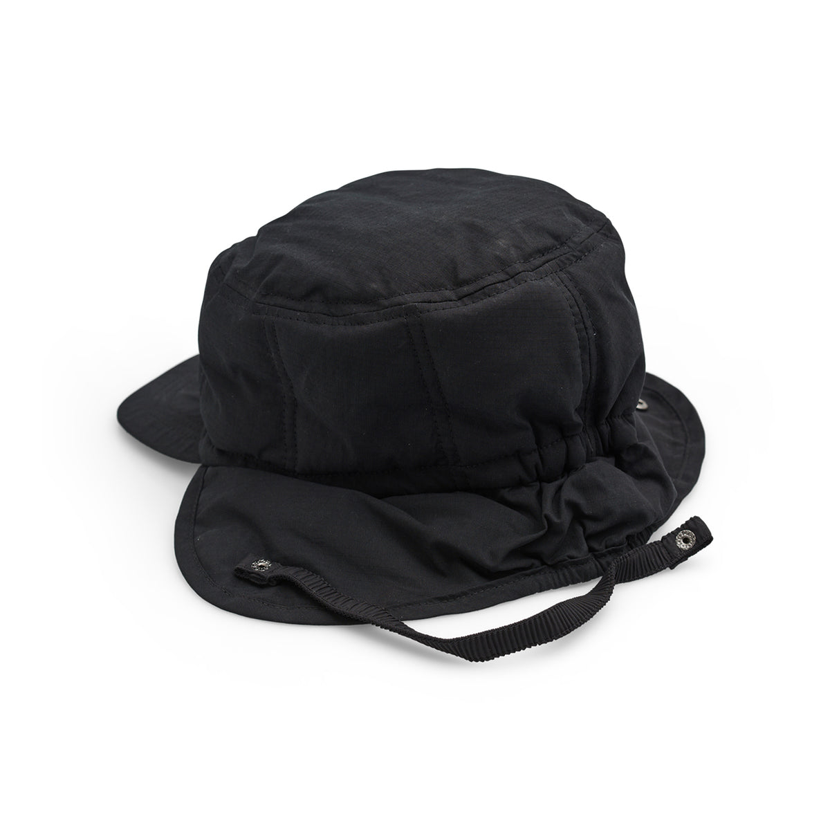 "PADDED TRAPPER" HAT (BLACK)-2