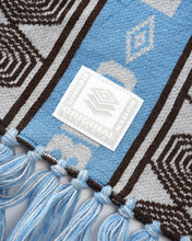 Carica l&#39;immagine nel visualizzatore di Gallery, BUTTER GOODS X UMBRO - &quot;VERT&quot; SCARF (SKY/BROWN)
