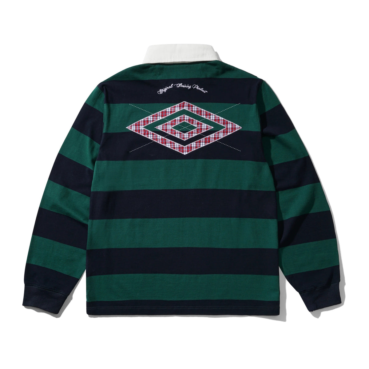 "VICTORY" RUGBY POLO (NAVY/FOREST)-2