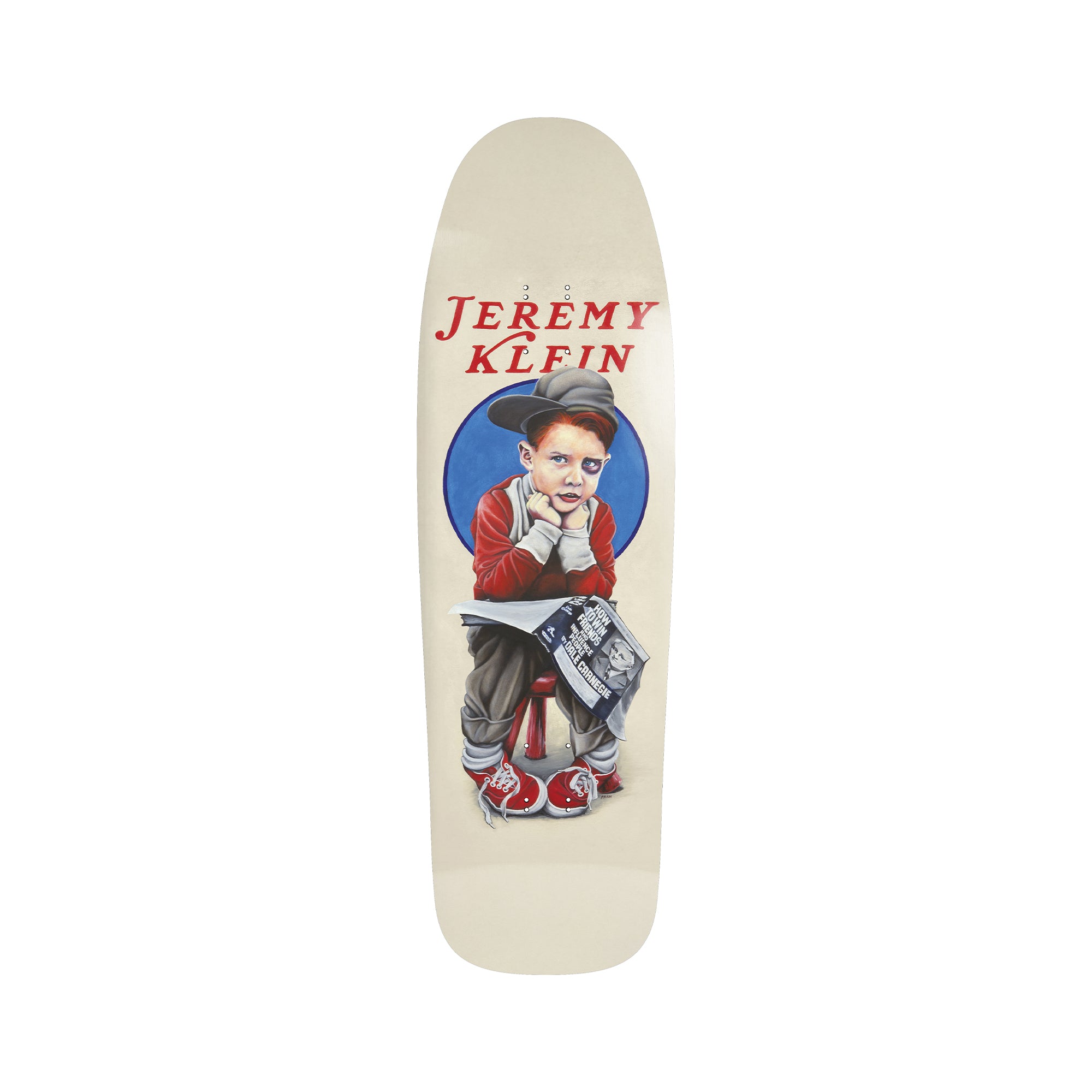 JEREMY KLEIN'S "BLACK EYE KID" RE-ISSUE SLICK DECK (9.4")