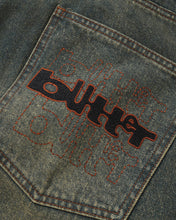 Afbeelding in Gallery-weergave laden, BUTTER GOODS - &quot;WARPED&quot; DENIM SHORTS (DIRTY WASH INDIGO)

