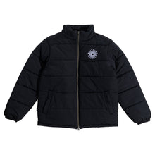 Load image into Gallery viewer, SPITFIRE WHEELS - &quot;CLASSIC &#39;87 SWIRL&quot; PUFFER JACKET (BLACK)
